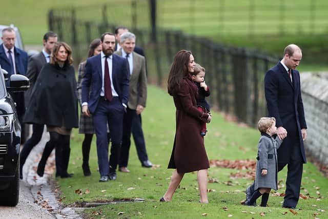 Prince William and Kate have celebrated Christmas with the Middleton family (Pic:Getty)