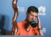 Novak Djokovic at press conference in Australia ahead of Grand Slam