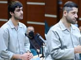 Mohammad Mehdi Karami (left), a karate champion, and Seyed Mohammad Hosseini (right), a volunteer children’s coach, were hanged on 7 January after allegedly taking part in anti-regime protests. Credit: Mizan News Agency