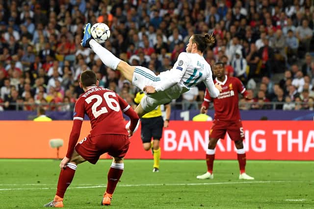 Gareth Bale’s famous overhead kick for Real Madrid in 2018
