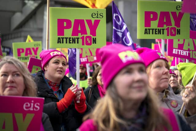 Scottish teaching staff are set to strike once again as union bosses remain in negotiations for a 10% pay rise. (Credit: PA)