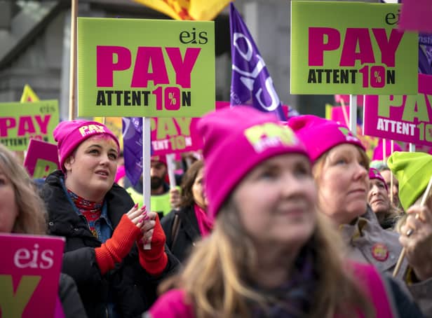 <p>Scottish teaching staff are set to strike once again as union bosses remain in negotiations for a 10% pay rise. (Credit: PA)</p>