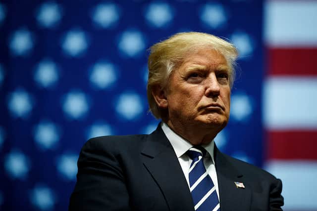  Donald Trump, is under criminal investigation by the Department of Justice. Credit: Getty Images