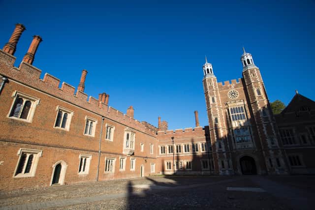 Eton College, one of the most famous private schools in the UK, is among those to benefit from tax relief as a result of its charitable status. (Credit: Getty Images)