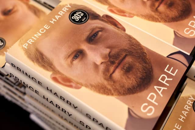 Prince Harry's memoir Spare is the fastest-selling  memoir in the history of non-fiction books (Pic: Scott Olson/Getty Images)