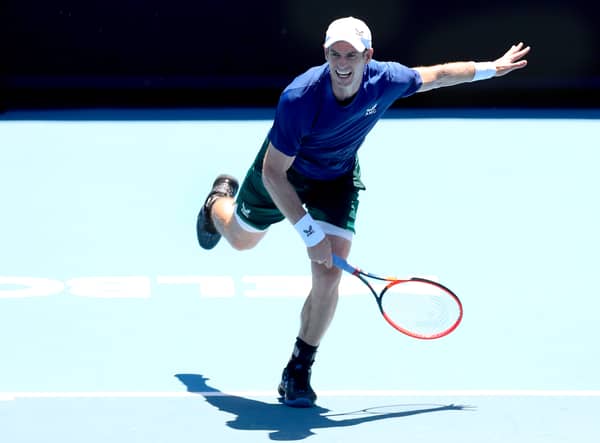 Murray practices ahead of Australian Open 2023 