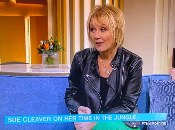 Sue Cleaver unveils new look (Picture: ITV/This Morning)