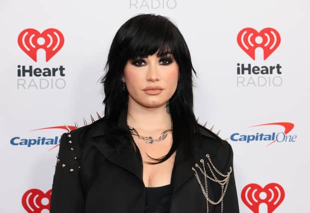 The album image for Demi Lovato’s eighth studio album Holy Fvck has been banned by the ASA. (Credit: Getty Images)