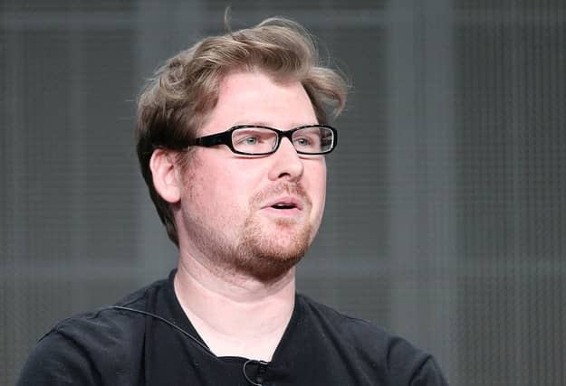 Producer Justin Roiland speaks onstage during the Adult Swim: Rick and Morty panel at the Turner Broadcasting portion of the 2013 Summer Television Critics Association tour at the Beverly Hilton Hotel on July 24, 2013 in Beverly Hills, California. (Photo by Frederick M. Brown/Getty Images)