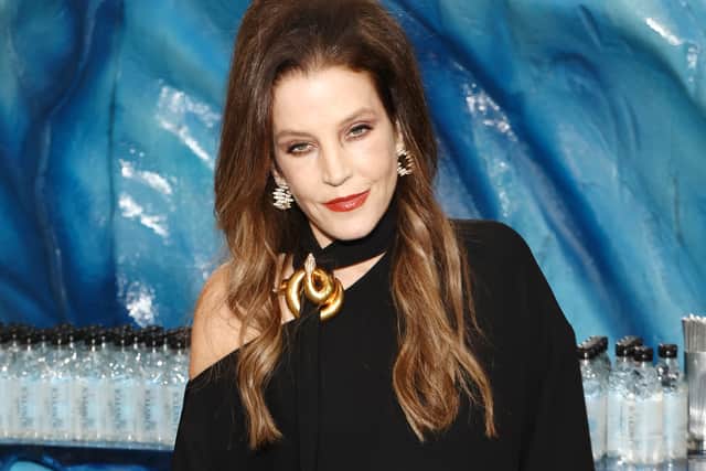 Lisa Marie Presley attending the Golden Globes on 10 January 2023 (Photo: Getty Images)