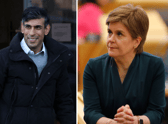 Rishi Sunak and Nicola Sturgeon met for talks during Sunak’s first official trip to Scotland since taking power in October 2022. (Credit: Getty Images