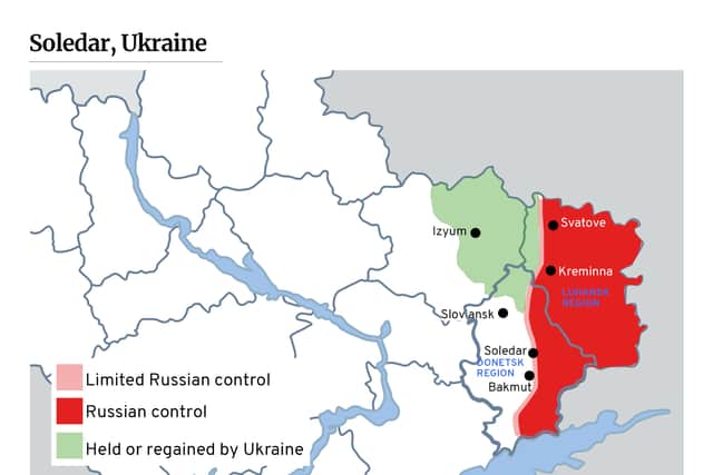 Soledar sits in the heavily contested Donetsk region of Ukraine. (Credit: Kim Mogg/NationalWorld)