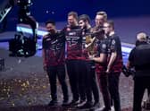 Players of Faze Clan pictured after winning the finals of the World Championship of the Counter-Strike-Global Offensive’ first person shooter computer game, Sunday 22 May 2022 in Antwerp. Picture: VAN ACCOM/BELGA MAG/AFP via Getty Images