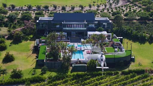 The Love Island villa is based in a 25-acre Cape Town estate (Pic:ITV)