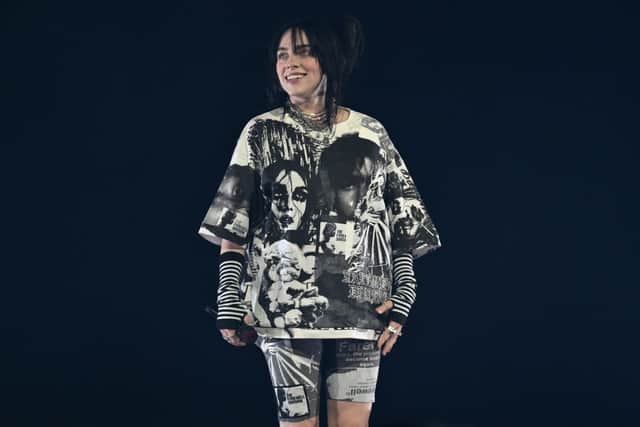 Billie Eilish has spoken about body positivity. She performed at AO Arena on June 07, 2022 in Manchester, England. (Photo by Shirlaine Forrest/Getty Images for Live Nation UK)