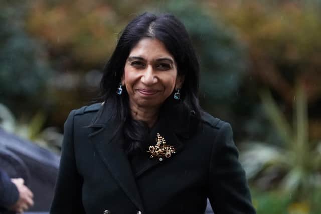 Suella Braverman has been slammed over comments she made to a Holocaust survivor during a constituency meeting in Fareham. Credit: PA