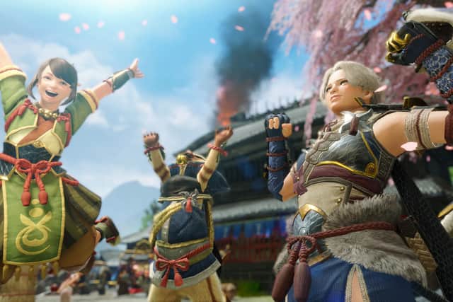 In amongst the tense monster battles, the Monster Hunter games always find time for more lighthearted fun (Image: Capcom)