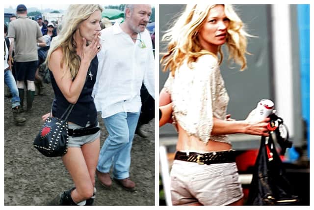 Nobody rocked cut off denim shorts like Kate Moss. Photographs by Getty