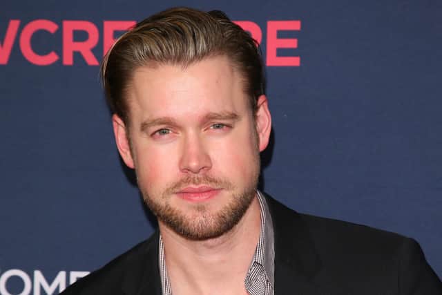 Chord Overstreet starred in Falling for Christmas in 2022. (Getty Images)