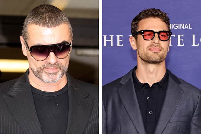 Theo James (right) is tipped to play singer George Michael in an upcoming biopic