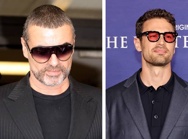 Theo James (right) is tipped to play singer George Michael in an upcoming biopic
