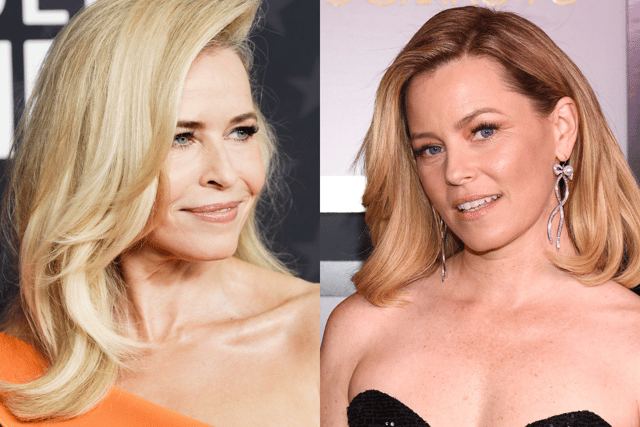 The striking similar smiles and jawline seems to be the reason people mistake Chelsea Handler for Elizabeth Banks (Credit: Getty Images)