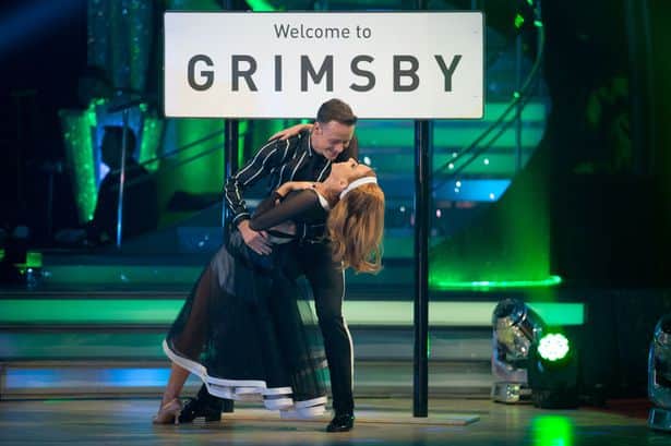 The two topped the leader board with their foxtrot on the dancing competition (Photo: BBC)