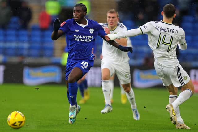 Sheyi Ojo on the charge for Cardiff 