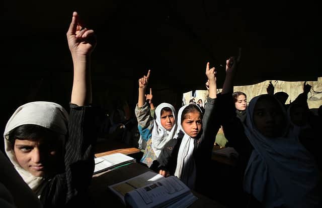 The Taliban have banned girls above grade six from receiving an education. Credit: Getty Images