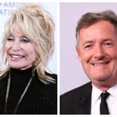 Dolly Parton and Piers Morgan feature on PeopleWorld's hot and not so hot list today. Photographs by Getty