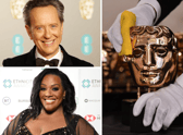 The Bafta Awards are back - with Richard E Grant leading the night with help from Alison Hammond. (Credit: Getty Images)