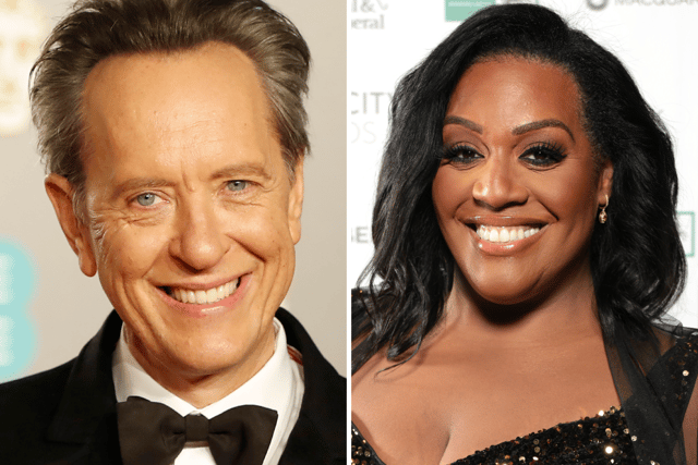 Richard E Grant and Alison Hammond will be hosting this year’s Bafta Awards. (Credit: Getty Images)