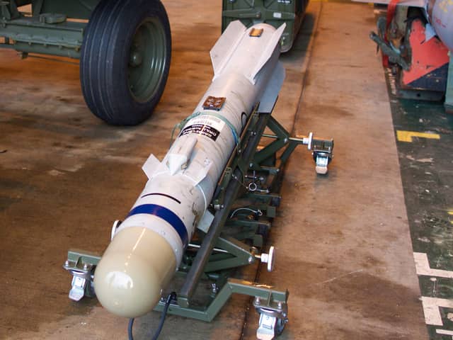 A Brimstone missile being prepared for deployment to Syria at RAF Marham in Norfolk in 2015 (Photo: PHILIP COBURN/AFP via Getty Images)