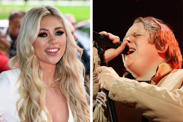 Paige Turley and Lewis Capaldi have previously dated (Photos: Getty Images)