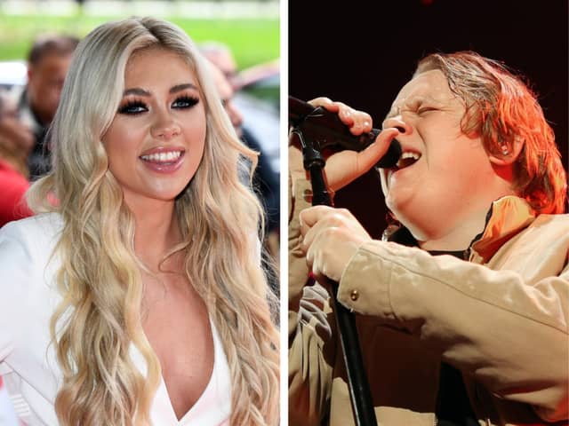 Paige Turley and Lewis Capaldi have previously dated (Photos: Getty Images)