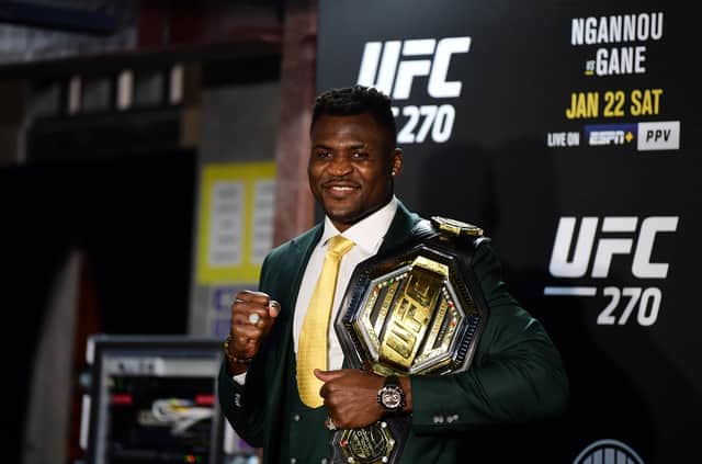 Francis Ngannou is regarded as one of the best power punchers in UFC. (Getty Images)