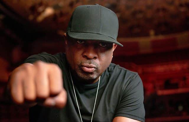 Chuck D of Public Enemy, who hosts Fight the Power (Photo: BBC)