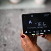 A smart meter indicating that it is on a ‘Prepayment tariff’ (Photo: DANIEL LEAL/AFP via Getty Images)