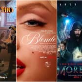 Disney’s Pinocchio, Blonde and Morbius are three of the most nominated films at this year’s Razzie ‘Awards’ (Images: Disney+/Netflix/Sony Pictures Releasing)