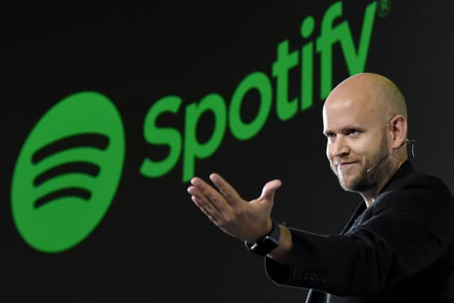 Daniel Ek, CEO of Swedish music streaming service Spotify, at a press conference in 2016 (Photo: TORU YAMANAKA/AFP via Getty Images)