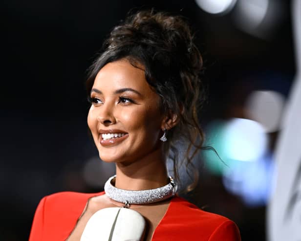 Maya Jama is reportedly going to return the engagement ring she was given. (Photo by Gareth Cattermole/Getty Images for Disney)