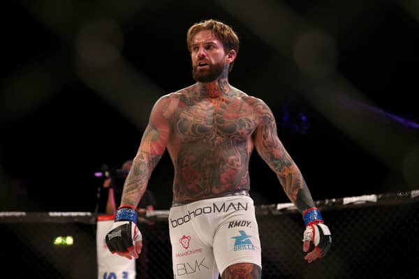 Retired professional boxer and reality Tv star Aaron Chalmers has quit ‘Geordie Shore’ after 10 years to focus on his baby son, who has a rare genetic condition. Photo by Getty Images.