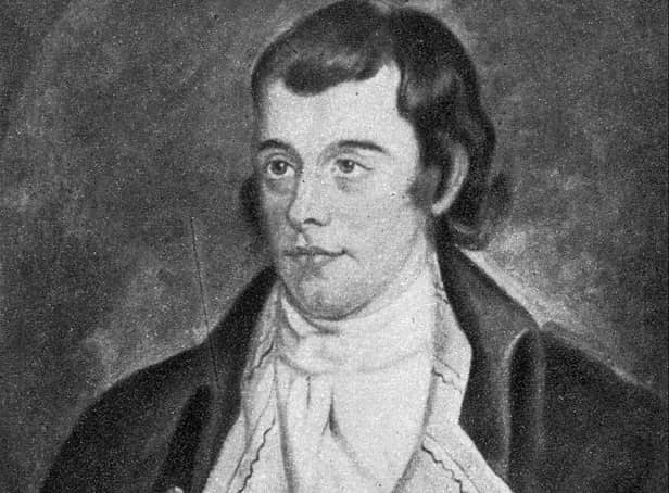 Robert Burns is considered to be Scotland’s national poet (image: Getty Images)
