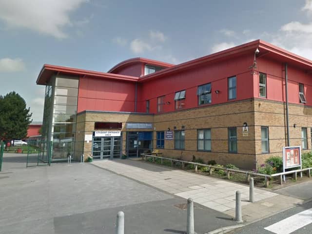 The teenage girl was found with “serious” injuries at Parrs Wood High School (Photo: Google Maps)