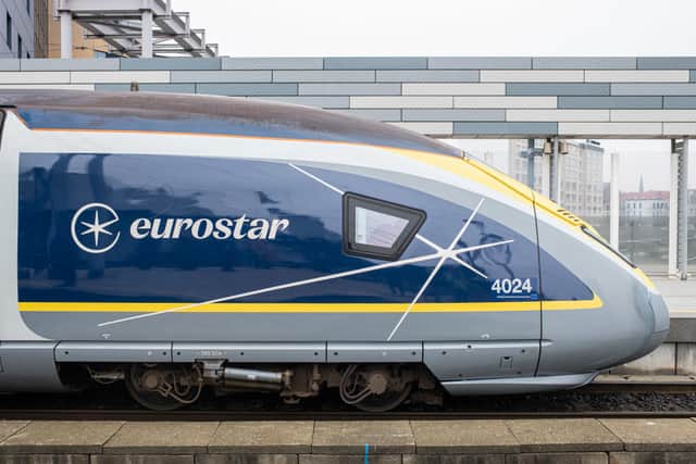 The new Eurostar logo will appear across all of its trains from October (image: AFP/Getty Images)