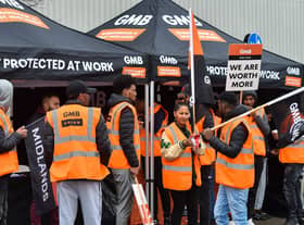 Amazon workers in first ever UK strike over pay at Coventry Depot. 25th January 2023.