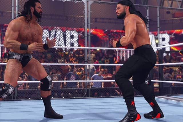 The WarGames match type is this year’s big new addition (Image: 2K Sports)