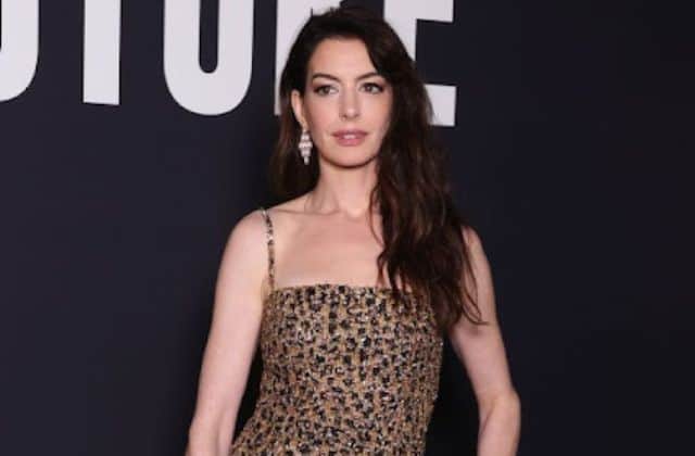 Anne Hathaway has often taken to wearing leopard-print (Pic:Getty)
