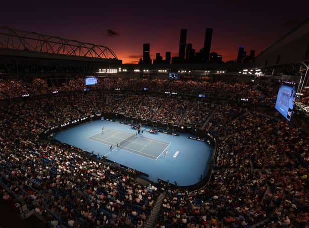 <p>The Rod Laver Arena will host the finals of the Australian Open in 2023. (Photo by DAVID GRAY/AFP via Getty Images)</p>