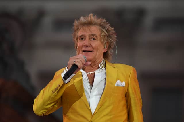 Sir Rod Stewart make an unexpected call into Sky News, during a public phone-in segment about the NHS and nurse strikes. (Credit: Getty Images)